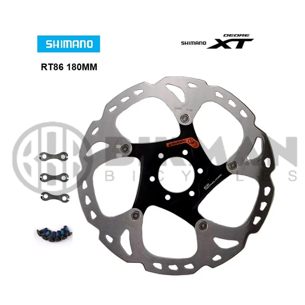 Deux Disques De Frein VTT 180mm – 6 Trous – Doré – Occasion – FD-01w